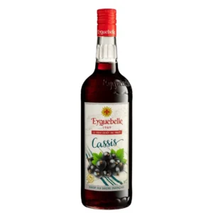 Sirop Cassis 1 L - Sirop provençal Eyguebelle au sucre français.
