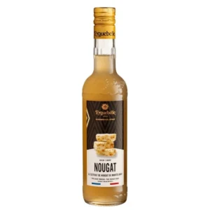 Sirop Nougat 50 cl Eyguebelle élaboré avec du nougat de Montelimar.
