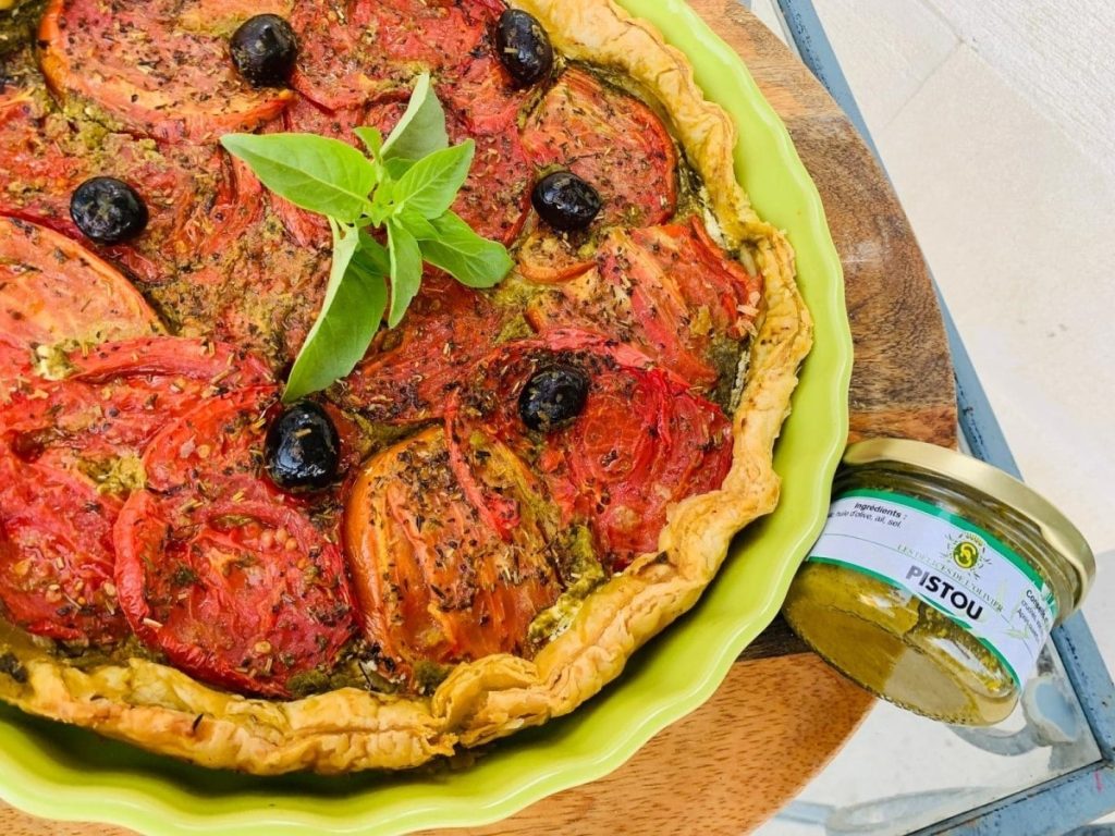 Tarte tomate et pistou photo 1
