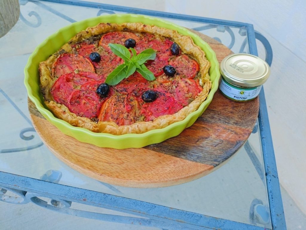 Tarte tomate et pistou photo 2