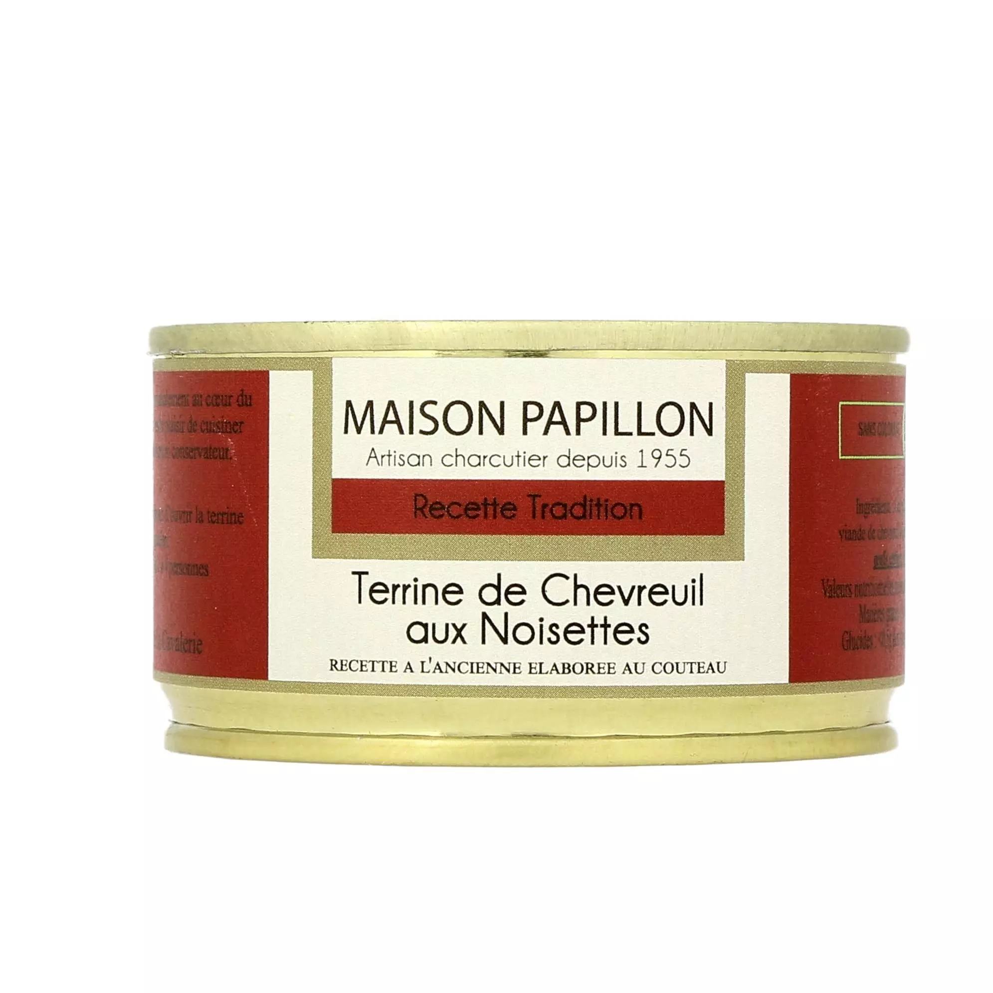 Terrine de chevreuil aux noisettes
