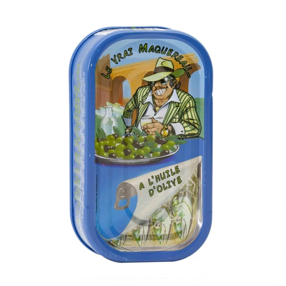 Boîte de maqueraux à l'huile d'olive Les Belles de Marseille