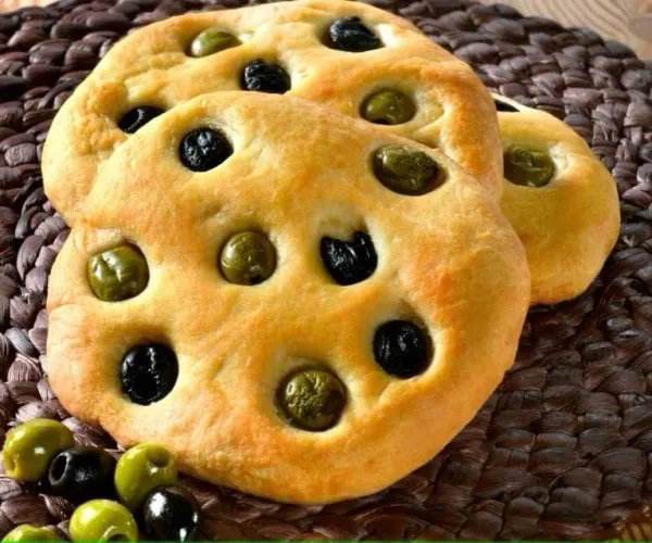 Focaccia aux olives