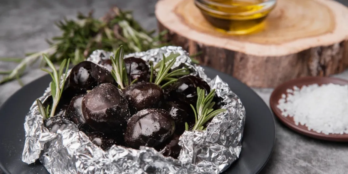 Recette Olives noires à la Grecque Les Délices de l'Olivier