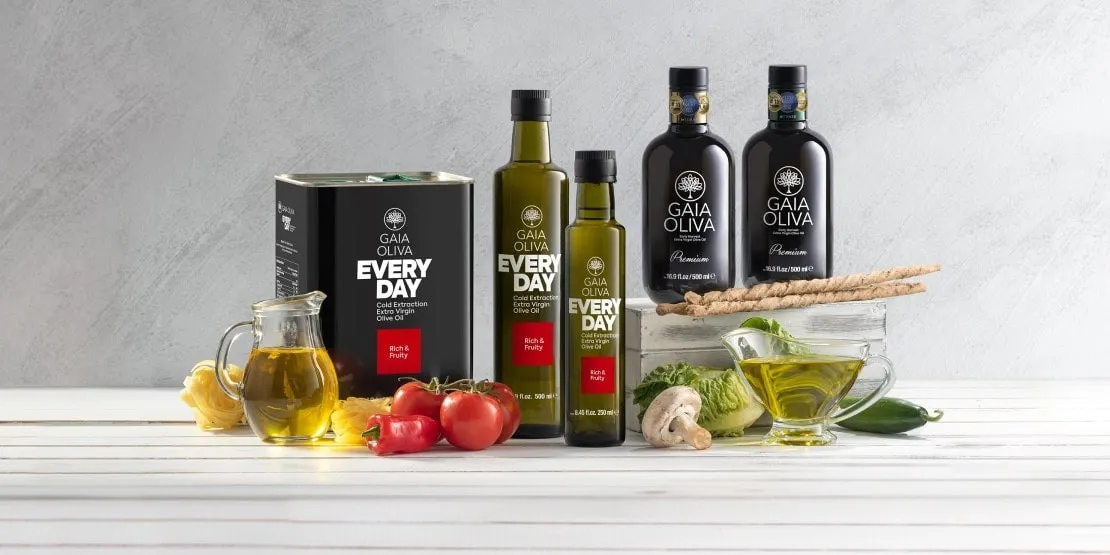 Conservation de l'huile d'olive en bouteille opaque