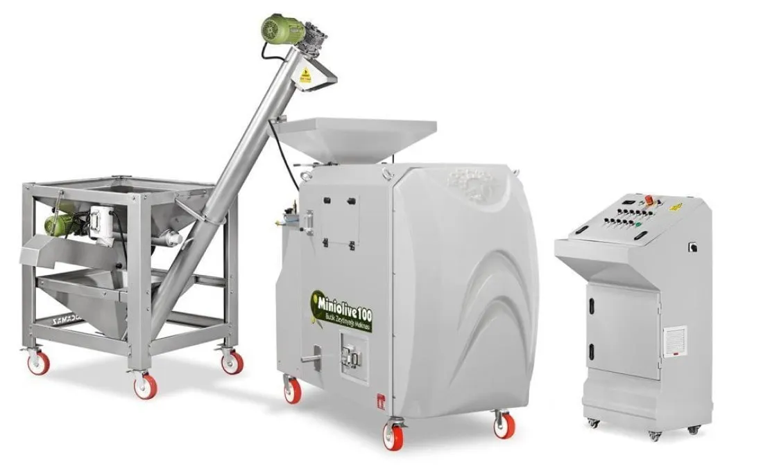Moulin à huile d'olive compact pour particulier et petite production