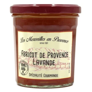 Confiture Abricot de Provence Lavande en pot de 350 g