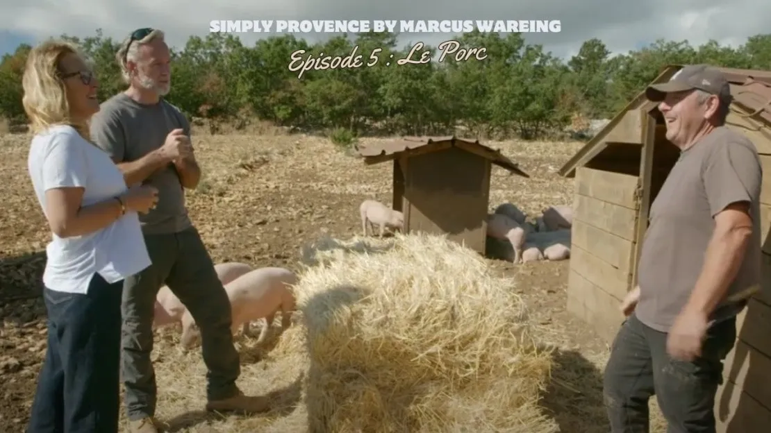 Marcus Wareing, Simply Provence, épisode 5, Le Porc